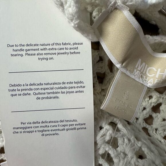 NWT Michael Kors Crochet Midi Dress Small - Picture 7 of 7